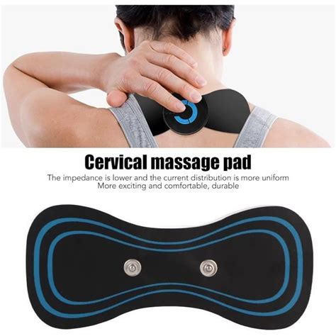 5pcs Mini Masseur Cervical Coussin de Mas Cervical éLectrique Portable