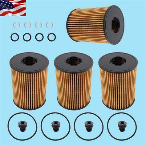 Pc Oil Filter Pack With Seals S For Hyundai Santa