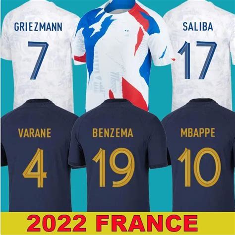 22 23 Benzema Soccer Jerseys Mbappe Griezmann Matuidi Football Shirt