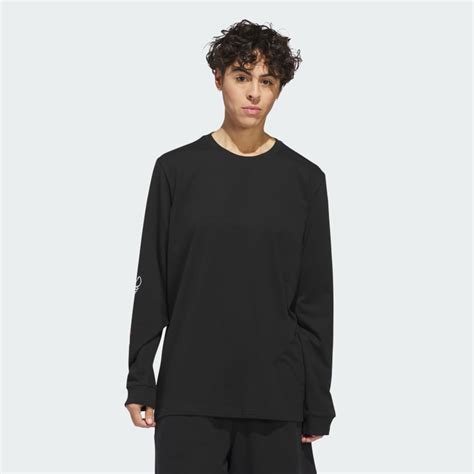 Adidas Shmoofoil All Star Long Sleeve Tee Black Adidas Australia