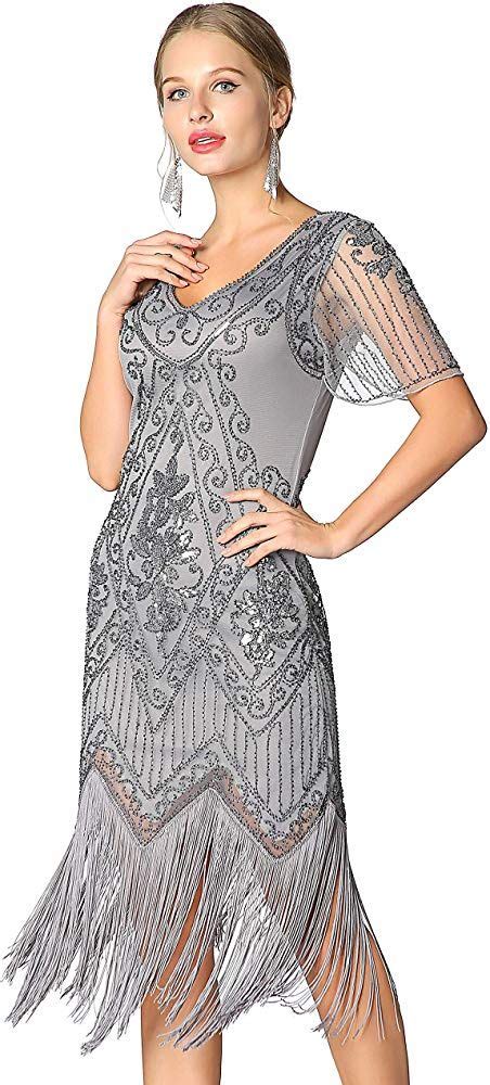 Metme 1920s Dress Plus Size Womens Roaring 1920s Gatsby Dresses Short Sleeve Dress