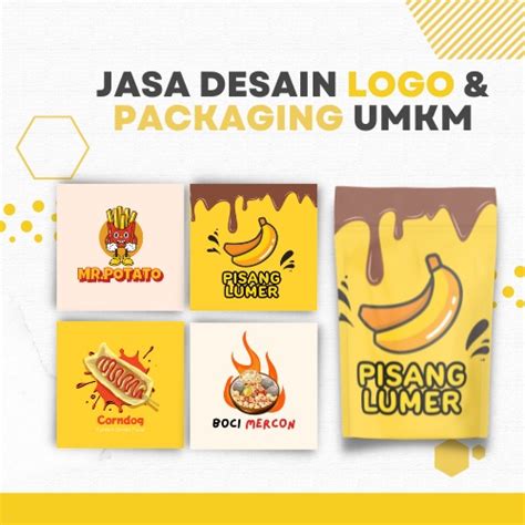 Jual Jasa Desain Logo Umkm And Desain Packaging Desain Logo Premium