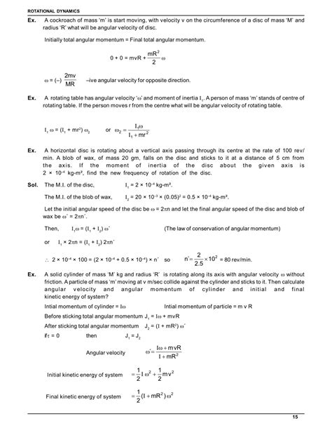 System Of Particles And Rotational Motion Class 11 Notes Jee And Neet