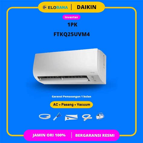 Ac Daikin Pk Flash Inverter Ftkq Uvm Pasang