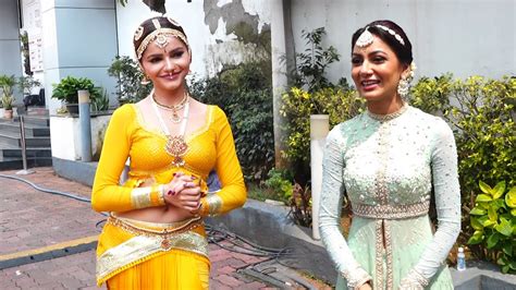 Jhalak Dikhhla Jaa 10 On Location Rubina Dilaik And Sriti Jha Youtube