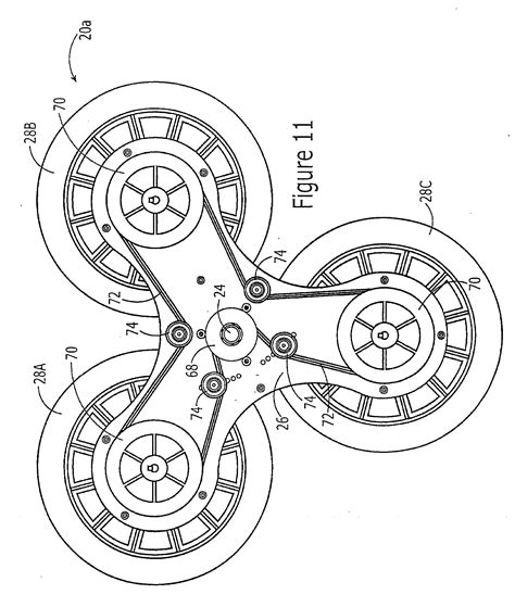 Patent Us20090133517 Mechanical Tri Wheel Retention Assembly For