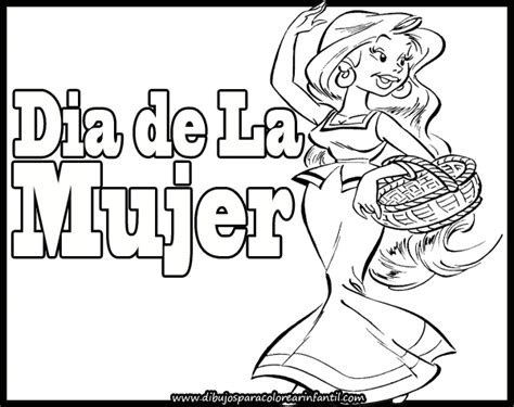 Dibujos Del Día De La Mujer Para Descargar Gratis Y Colorear El 8 De