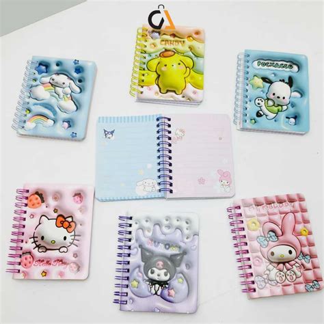 Jual Buku Binder Ring Tulis Notes Sanrio Notebook A Motif Karakter