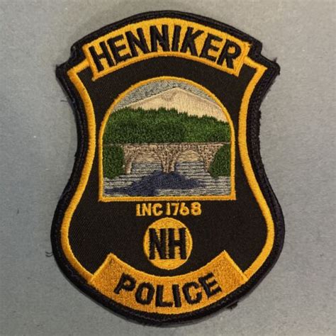 Henniker New Hampshire Nh Police Nice Colorful Patch Sheriff Ebay