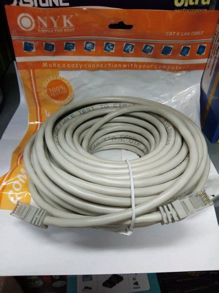 Jual Nyk Kabel Lan Cat6 15meter Kabel Utp 15meter Di Lapak Mantap Baru