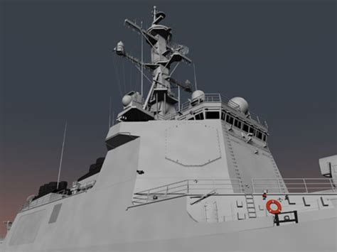 Coreia Do Rei Sejong O Grande Destruidor KDX III Modelo 3D