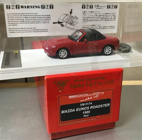 【中古】143アイドロンメイクアップ ユーノスロードスター1989赤em017a♪eidolonmakeupマツダ