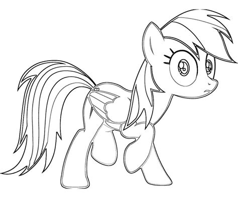 Rainbow Dash Coloring Pages - Best Coloring Pages For Kids