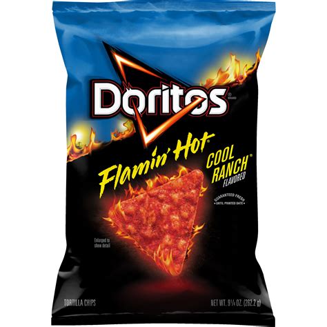 Doritos Flamin Hot Cool Ranch Flavored Tortilla Chips SmartLabel