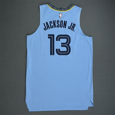 Jaren Jackson Jr Memphis Grizzlies 2018 19 Season Game Worn Blue