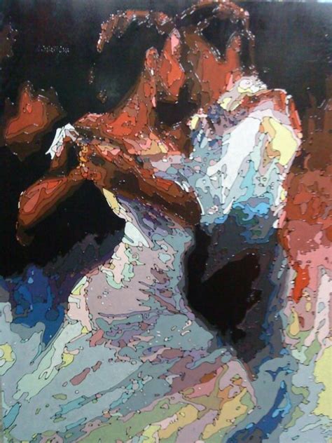 Tableau Peinture Art Danse Tango Flamenco Valse Peinture A L Huile