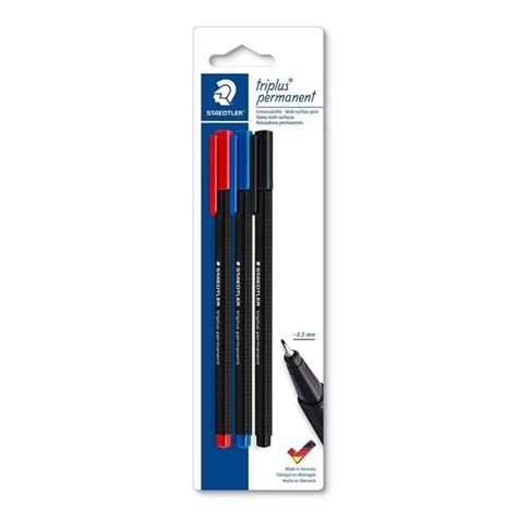 Staedtler Triplus Permanent Blister Feutres Permanents Pointe