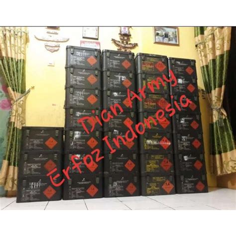 Jual Kotak Jatah Box Bekas Peluru Box Penyimpanan Multifungsi Original