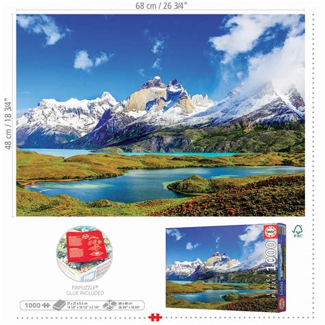 PUZZLE 1 000 TORRES DEL PAINE PATAGONIA EDUCA Valper Store