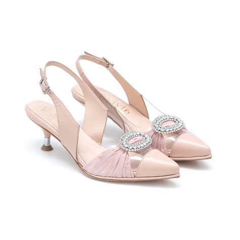STILETTO SANDRINE BAJO NUDE Sylvie Geronimi Zapatos hechos a mano con diseños exclusivos