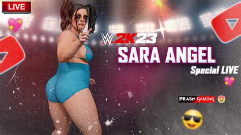 Sara VS Brock John Cena WWE 2K23 Intergender LIVE Prash Gaming