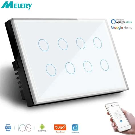 Melery Joli Mural Intelligent Wifi L Vent Capteur Tactile Panneau En