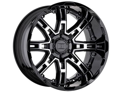 Level 8 Machined Gloss Black Slingshot Wheels | Havoc Offroad