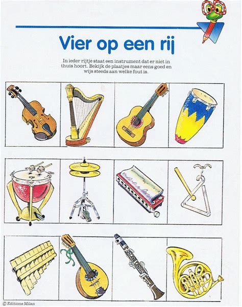 Soorten Instrumenten Muziek Werkbladen Muziekonderwijs Muziek