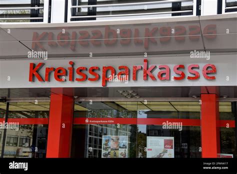 Cologne, Germany. 09th May, 2021. Branch of the Kreissparkasse Köln ...