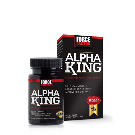 Force Factor Alpha King 30 Ct Shipt