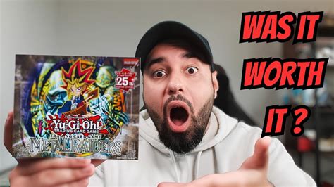 Yugioh Metal Raiders Booster Box 25th Anniversary Edition YouTube