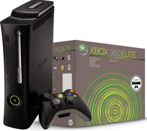 Microsoft Xbox 360 Elite Black Noir 120 Gb Console [dk] Consolevariations