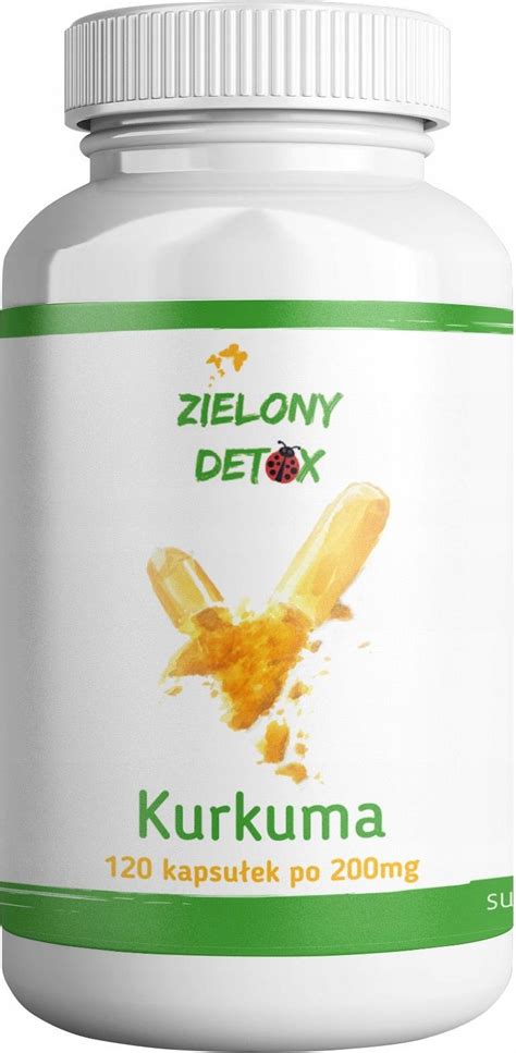 Zielony Detox Kurkuma 120kaps Opinie I Ceny Na Ceneo Pl