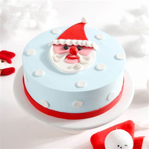 Buysend Santa Sleigh Semi Fondant Cake 600 Gm Online Igp Jvs1197294