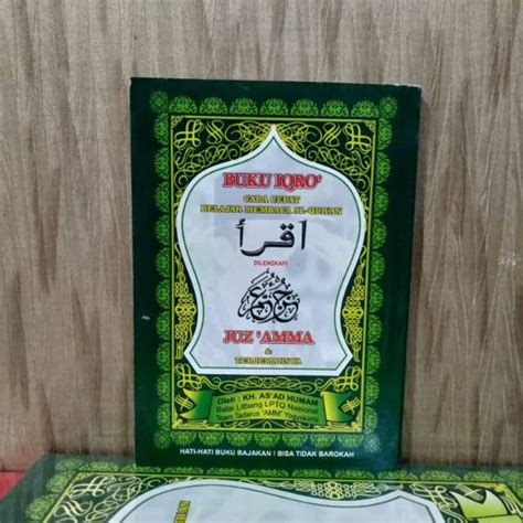 Jual Buku Iqro Cara Cepat Belajar Membaca Alquran Dilengkapi Juz Amma