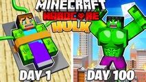 I Survived 100 DAYS As SPIDERMAN In HARDCORE Minecraft Video