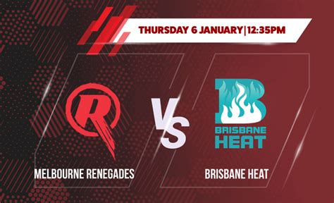 Melbourne Renegades V Brisbane Heat Betting Tips Predictions BBL 2022