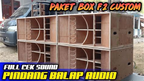 Paket Box F Custom Miniatur Pindang Balap Audio Spek Rumahan Youtube