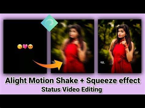 Three Different Pictures With The Words Align Motion Shake And Squeeze