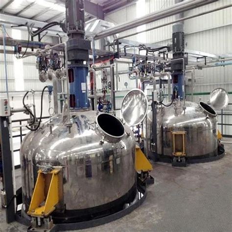 Stainless Steel Ss Chemical Reactors Capacity Kl Material Grade