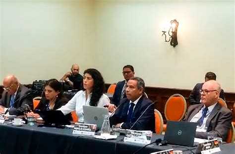 Presidente Del TC Francisco Morales Expone En Encuentro De Tribunales