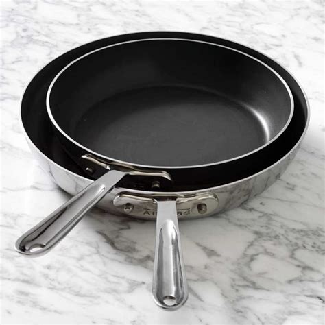 All Clad d5 Stainless-Steel Nonstick Fry Pan Set | Williams Sonoma