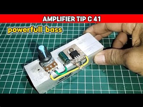 Cara Membuat Amplifier Mini Tip C Dc Volt Simple Powerfull