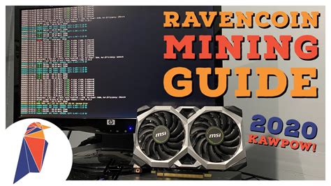 Ravencoin Mining Guide Kawpow Hardfork Windows And Linux Youtube