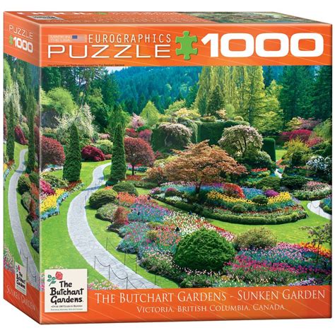 Puzzle Butchart Gardens Sunken Eurographics Pi Ces