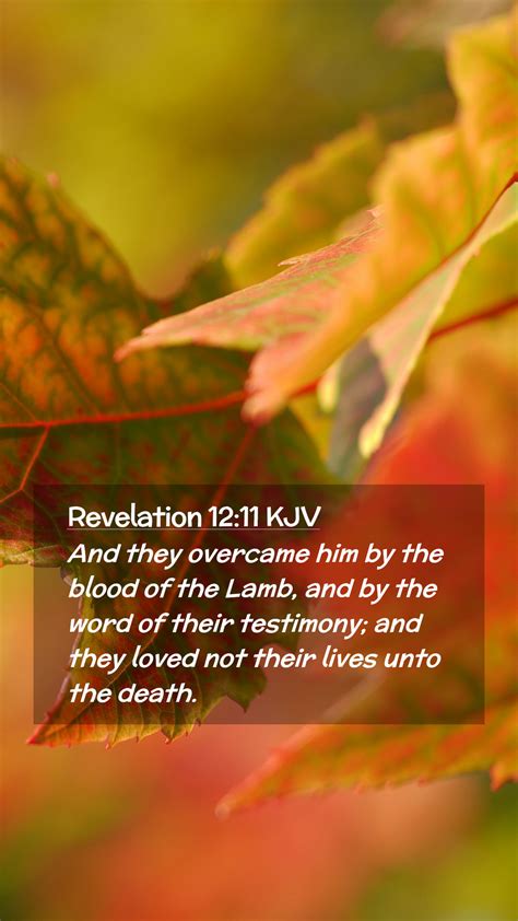 Revelation 12 11 KJV Mobile Phone Wallpaper And They Overcame Him By