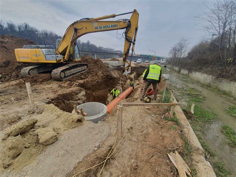 Drenažni radovi na obilaznici oko Beograda Naši projekti W W