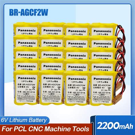 20PCS Panasonic BR AGCF2W 6V Lithium Battery For Fanuc CNC System A98L