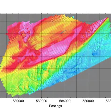 CARIS Processed Swath Bathymetry Analysis Gridded At 1 M Showing A