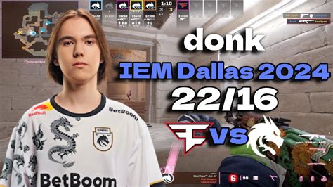 Spirit Donk 22 16 Vs FaZe Anubis IEM Dallas 2024 Cs2 Pov Demo